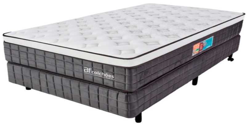 cama box de solteiro da BF colchões